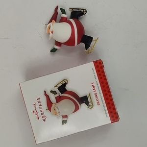 Hallmark Skating Santa Keepsake Ornament, 2013